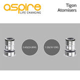 5 pack - Aspire Tigon Atomisers