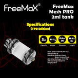 FreeMax Mesh PRO 2ml tank