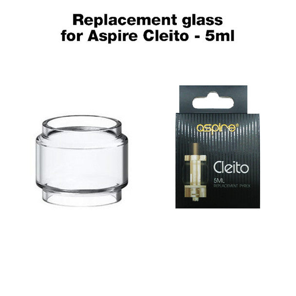 Replacement glass for Aspire Cleito – 5ml