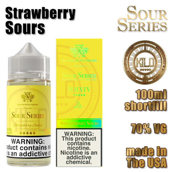 Strawberry Sours - KILO e-liquids - 100ml