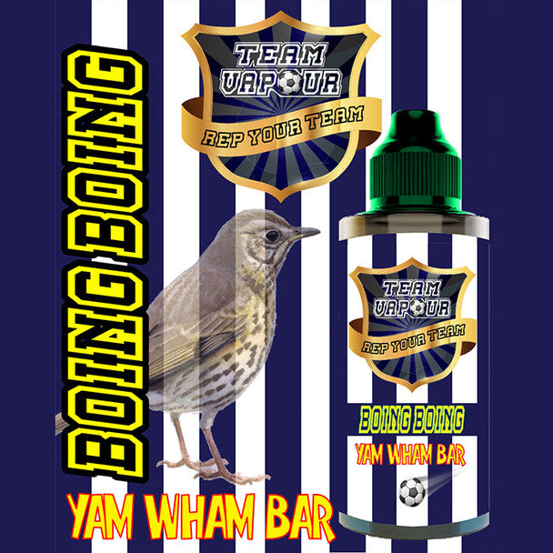 Boing Boing Yam Wham Bar – Team Vapour e-liquid – 70% VG – 100ml
