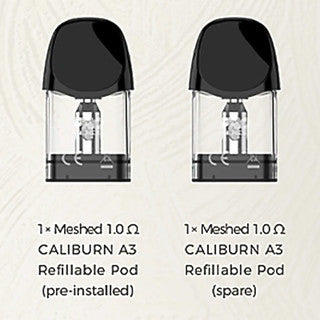 4 x UWELL Caliburn A3 / AK3 Replacement Pods with Coil