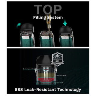 Vaporesso LUXE Q and QS replacement pods and coils