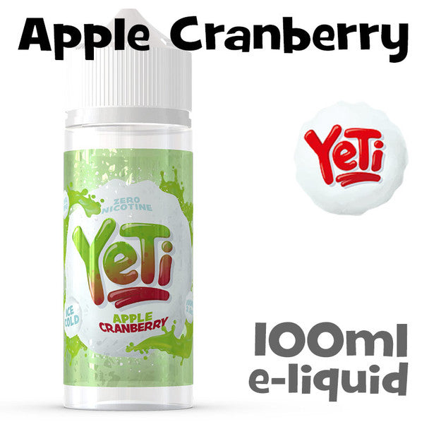 Apple Cranberry - Yeti eliquid - 100ml