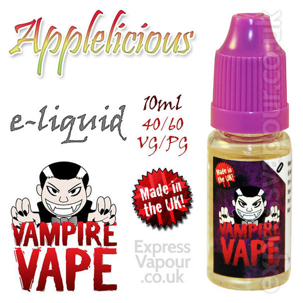 Applelicious - Vampire Vape 40% VG e-Liquid - 10ml