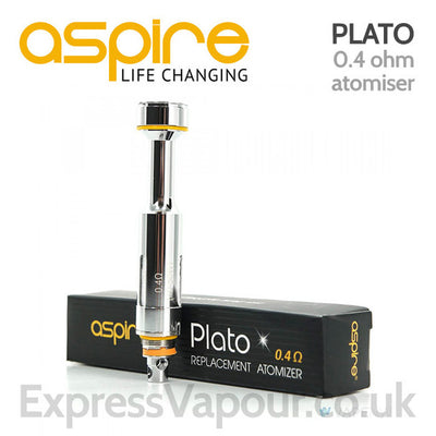 1 x Aspire Plato 0.4 ohm kanthal Clapton atomiser