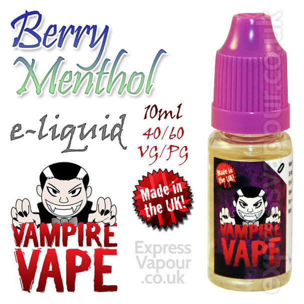 Berry Menthol - Vampire Vape 40% VG e-Liquid - 10ml