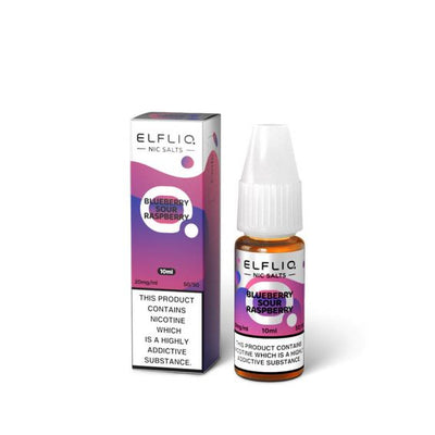 Elf Bar ElfLiq Blueberry Sour Raspberry Nic Salt E-Liquid