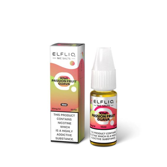 Elf Bar ElfLiq Kiwi Passionfruit Guava Nic Salt E-Liquid