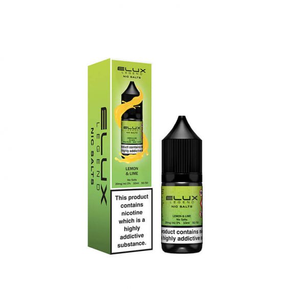Elux Legend Lemon & Lime Nic salt E-Liquid 10ml