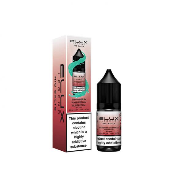 Elux Legend Strawberry Watermelon Bubblegum Nic salt E-Liquid 10ml