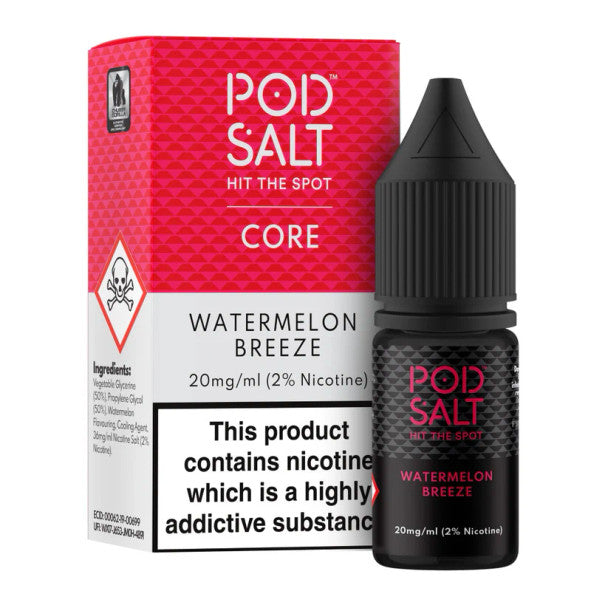 Watermelon Breeze Nic Salt by Pod Salt
