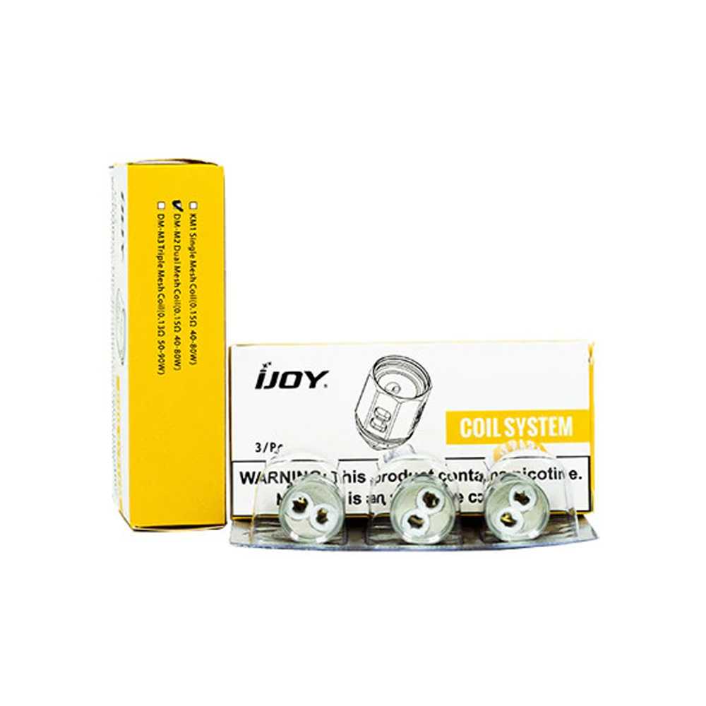 IJOY 0.15ohm DM-M2 Dual Mesh COILS (3 PACK)