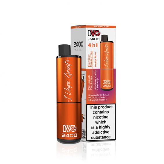 IVG 2400 Juicy Edition 4 In 1 20mg Disposable Vape