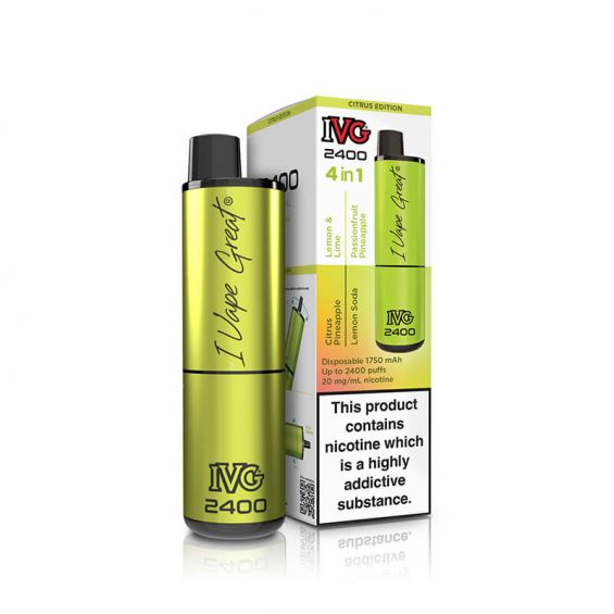 IVG 2400 Citrus Edition 4 In 1 20mg Disposable Vape