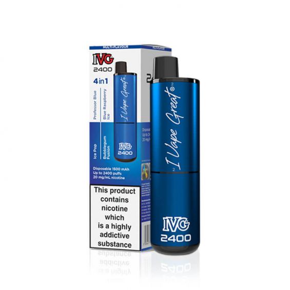 IVG 2400 Blue Edition 4 In 1 20mg Disposable Vape