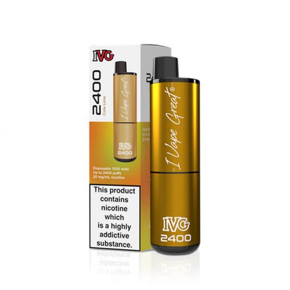 IVG 2400 Cola Lime 20mg Disposable Vape