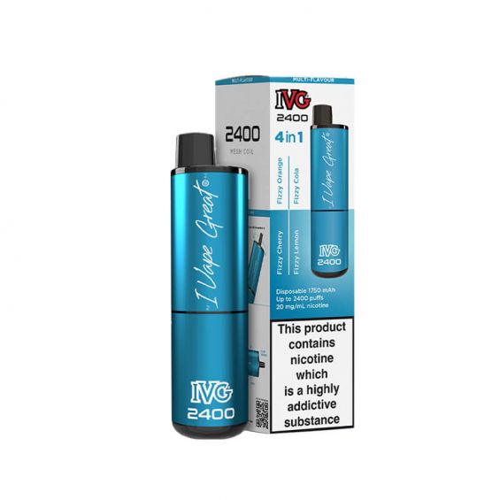 IVG 2400 Fizzy Edition 4 In 1 20mg Disposable Vape