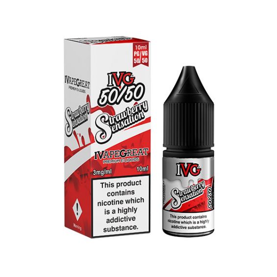 IVG Strawberry Sensation E-Liquid 50/50