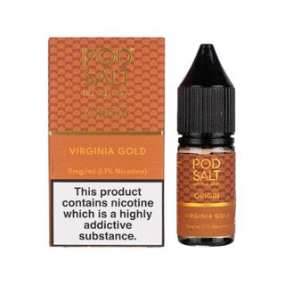 Virginia Gold Nic Salt by Pod Salt Origin