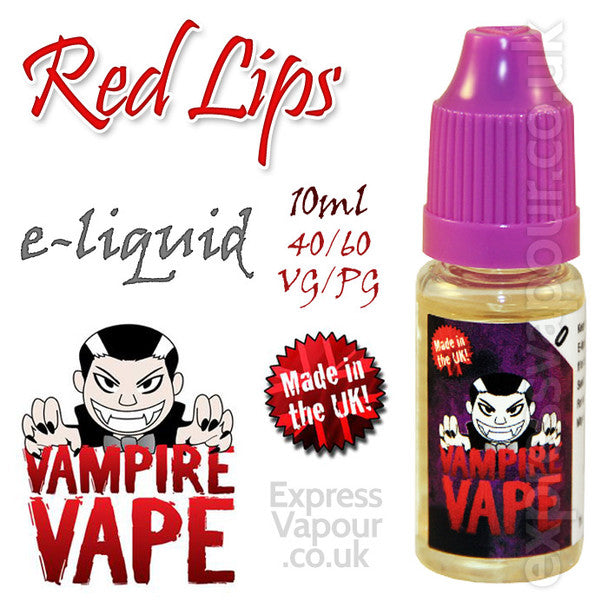 Red Lips - Vampire Vape 40% VG e-Liquid - 10ml