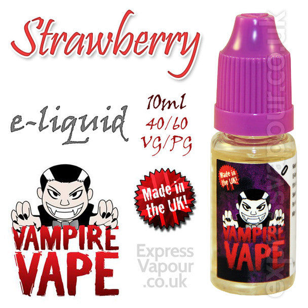 Strawberry - Vampire Vape 40% VG e-Liquid - 10ml
