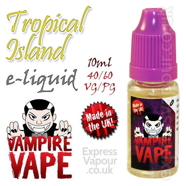 Tropical Island - Vampire Vape 40% VG e-Liquid - 10ml