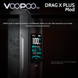 VooPoo Drag X PLUS 100w Mod (replaceable battery)