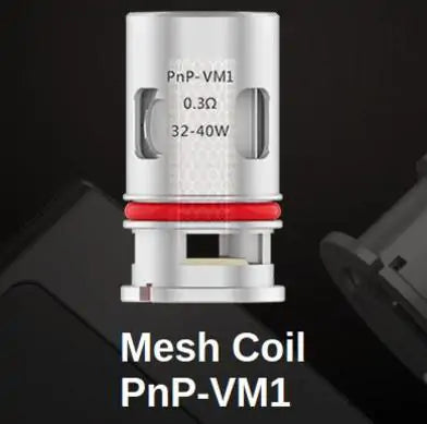 Voopoo PnP-VM1 0.3 Ohm Mesh Coils (5 Pack)
