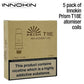 5 pack of Innokin Prism T18E atomiser coils