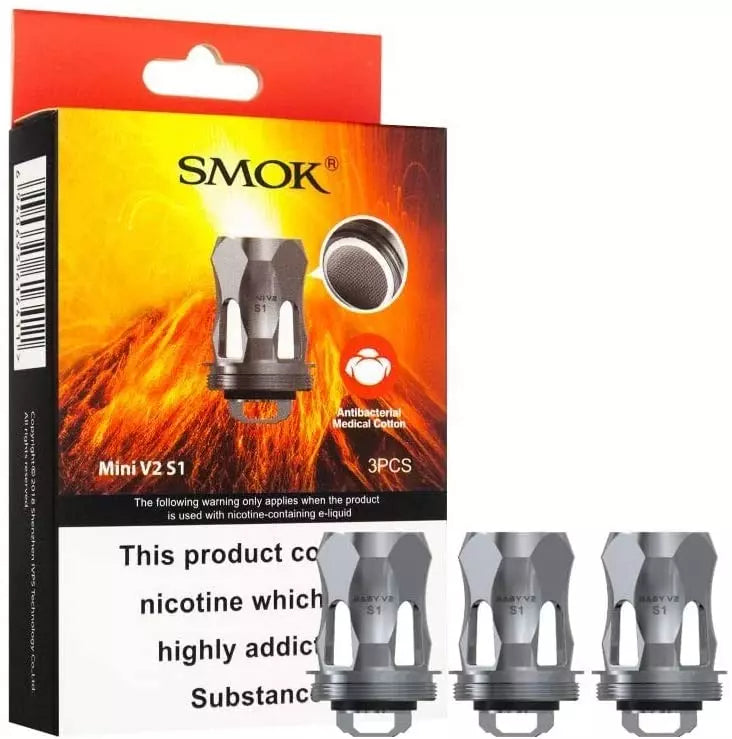 Genuine SMOK Mini V2 S1 & V2 S2 Coils For SMOK MAG GRIP | STICK V9 | MORPH 219