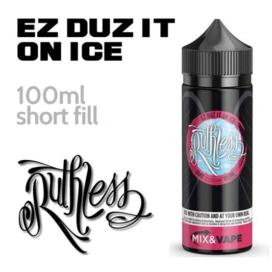 Ez Duz It on Ice by Ruthless e-liquid - 60% VG - 100ml