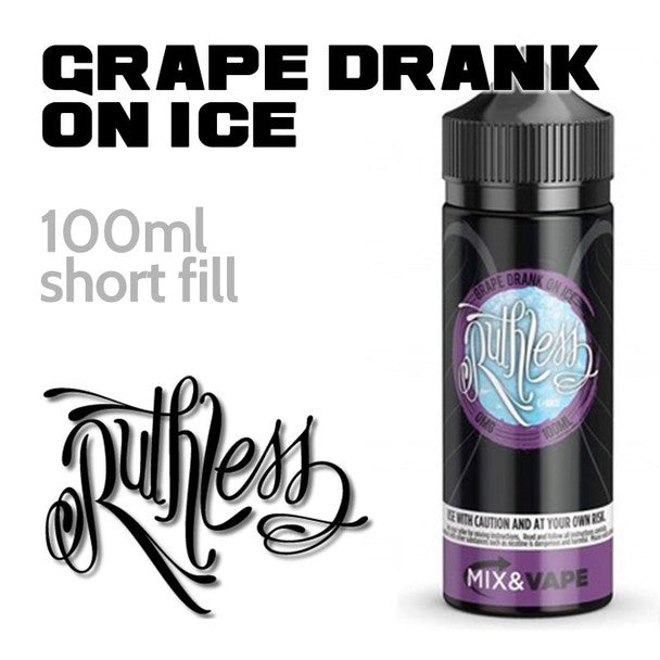 Grape Drank On Ice by Ruthless e-liquid - 60% VG - 100ml