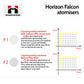 3 pack - Horizon Falcon atomisers