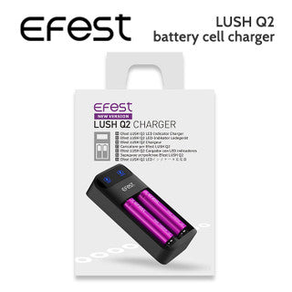 Efest LUSH Q2 2 slot battery cell charger