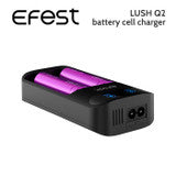 Efest LUSH Q2 2 slot battery cell charger