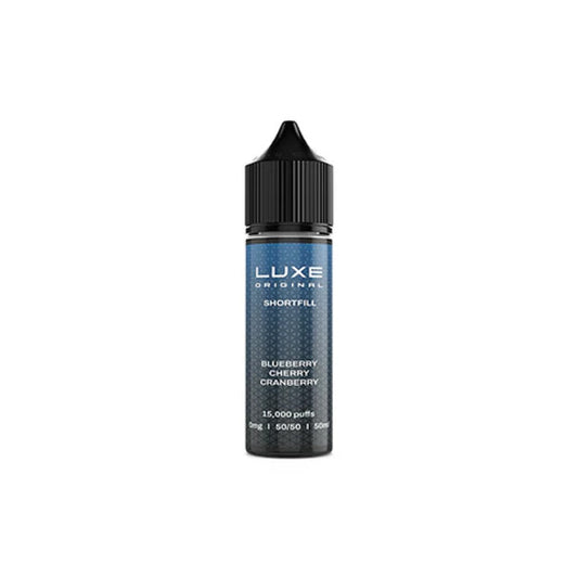 Luxe Original Shortfill Blueberry Cherry Cranberry 50ml