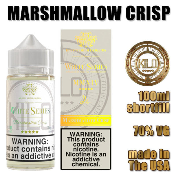 Marshmallow Crisp - KILO e-liquids - 100ml