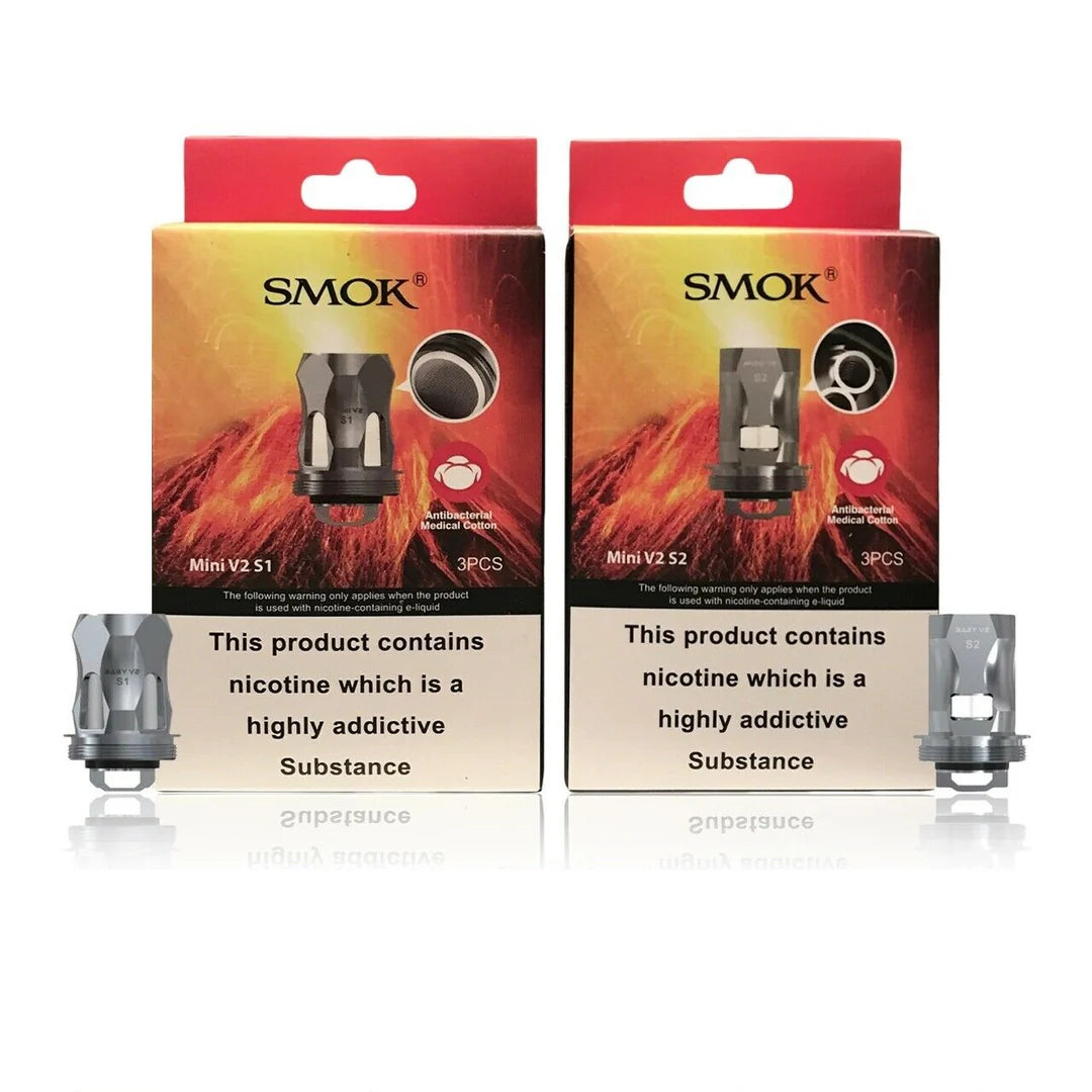 Genuine SMOK Mini V2 S1 & V2 S2 Coils For SMOK MAG GRIP | STICK V9 | MORPH 219