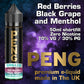 Red Berries Black Grape and Menthol - PENG e-liquid - 70% VG - 50ml