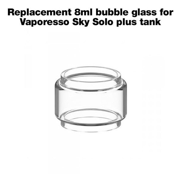Replacement 8ml bubble glass for Vaporesso Sky Solo Plus tank