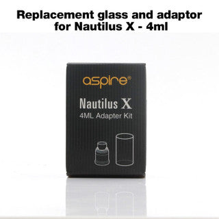 Replacement glass and adaptor for Aspire Nautilus X - 4ml