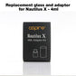 Replacement glass and adaptor for Aspire Nautilus X - 4ml