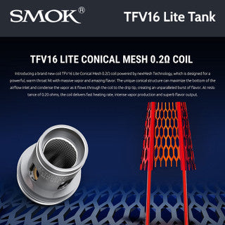 3 pack SMOK TFV16 Lite atomisers