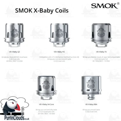 SMOK V8 X-Baby X4 Coils (3 Pack)
