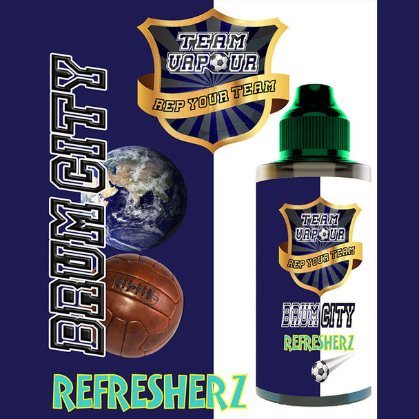 Brum City Refresherz – Team Vapour e-liquid – 70% VG – 100ml