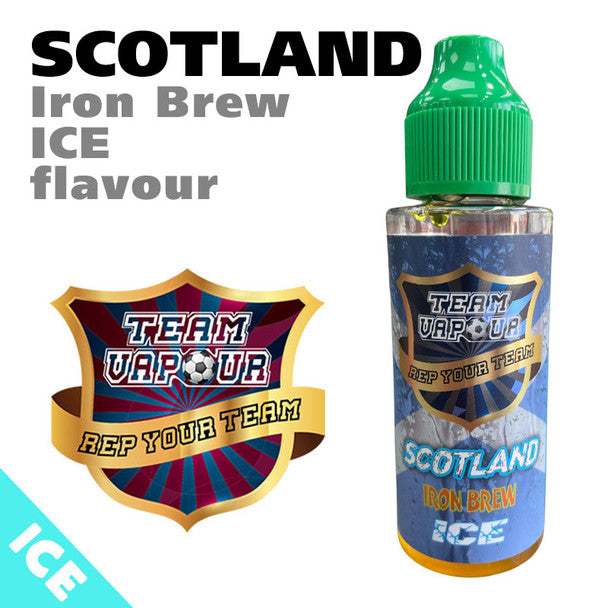 Scotland Iron Brew Ice – Team Vapour e-liquid – 70% VG – 100ml