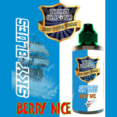 Sky Blues Berry Nice – Team Vapour e-liquid – 70% VG – 100ml