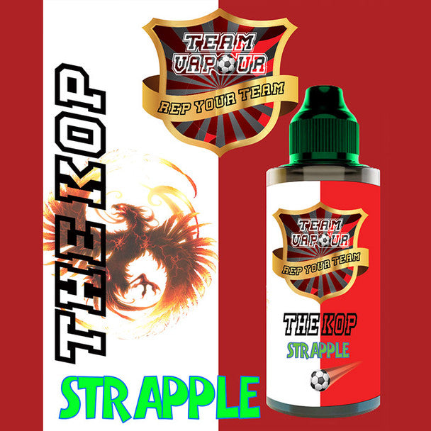 The Kop Strapple – Team Vapour e-liquid – 70% VG – 100ml
