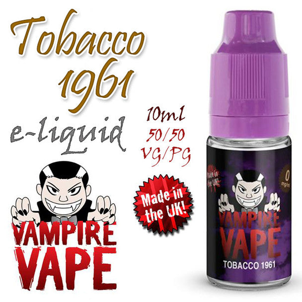 Tobacco 1961 - Vampire Vape e-liquid - 10ml